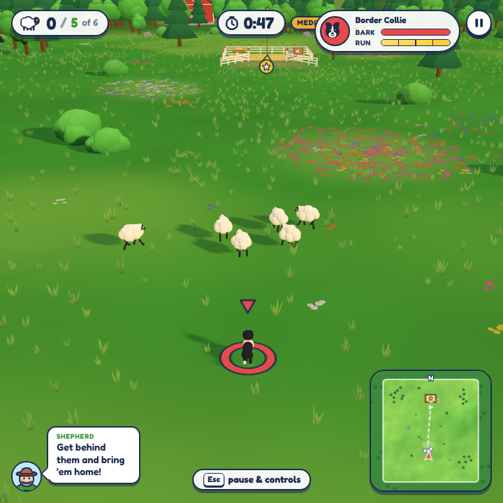 Gameplay screenshot hry BAA vygenerovanej modelom Claude Opus 5.5
