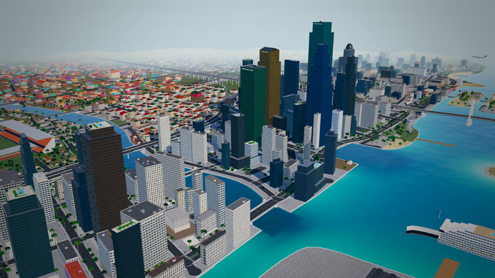 The city from above