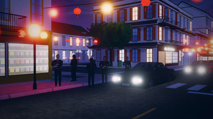 A crew in the Lotus Quarter